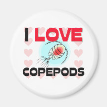 Amo Copepods Imán Para Frigorífico