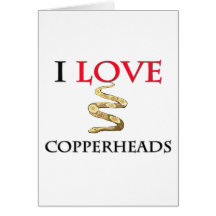Amo Copperheads Tarjetas