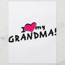 ¡Amo (corazón) a mi abuela! Tarjeton