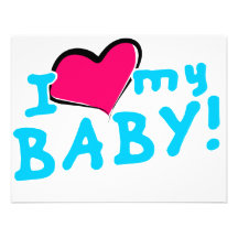 Amo (corazón) a mi bebé comunicados personales 