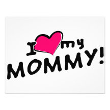 ¡Amo (corazón) a mi mamá! Anuncio