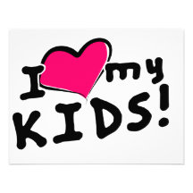 ¡Amo (corazón) a mis niños! Comunicado