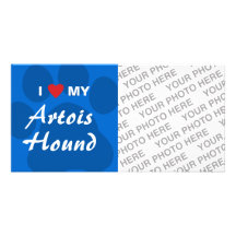 Amo (corazón) mi perro de Artois Tarjeta Personal