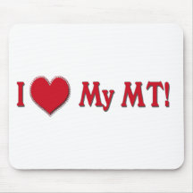AMO (CORAZÓN) MI TA (EL TECNÓLOGO MÉDICO) TAPETES DE RATON
