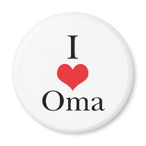 Amo (corazón) Oma imanes by pb_grandparents Amo (corazón) Oma imanes