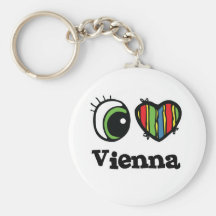 Amo (corazón) Viena Llaveros