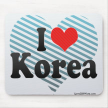 Amo Corea Alfombrillas De Ratón