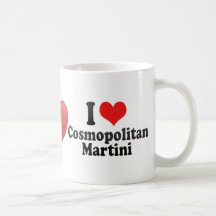 Amo cosmopolita+Martini Tazas