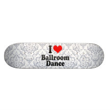 Amo danza de salón de baile monopatin