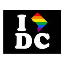 AMO DC GAY - BLANCO - .PNG POSTAL