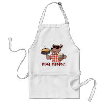 ¡Amo del Bbq - delantal para los amantes del perro