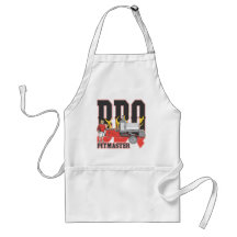 Amo del hoyo del Bbq Delantales