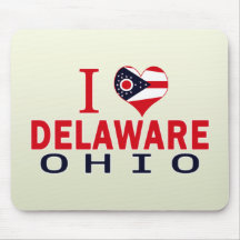 Amo Delaware, Ohio Tapete De Ratones