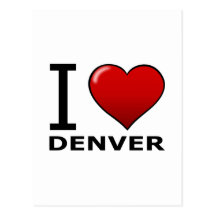 AMO DENVER, CO - COLORADO TARJETA POSTAL