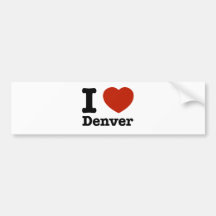 Amo Denver Etiqueta De Parachoque