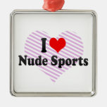Amo deportes desnudos adornos