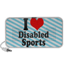 Amo deportes lisiados portátil altavoces