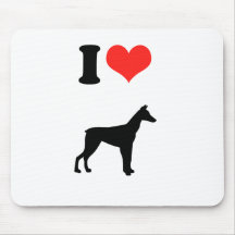 Amo Dobermans Tapetes De Ratones
