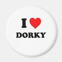 Amo Dorky Imán Para Frigorífico