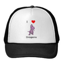 Amo dragones gorros  