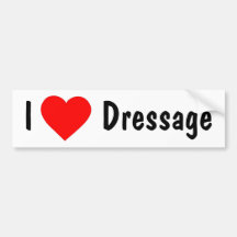 Amo Dressage Etiqueta De Parachoque