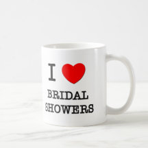 Amo duchas nupciales tazas de café