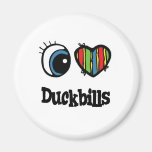 Amo Duckbills (del corazón) Imán De Nevera