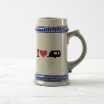Amo el acampar - caravana taza de café