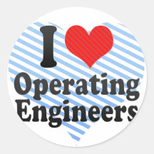 Amo el actuar de ingenieros pegatinas  