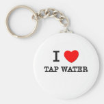 Amo el agua del grifo llavero personalizado