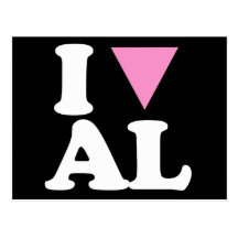 AMO EL AL GAY - BLANCO - .PNG POSTAL