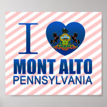 Amo el alto de Mont, PA Poster