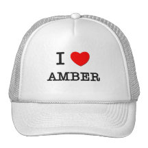 Amo el ámbar gorra