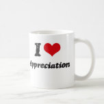 Amo el aprecio tazas