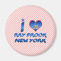 Amo el arroyo del rayo, Nueva York Imanes