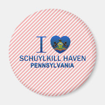 Amo el asilo de Schuylkill, PA Imán Para Frigorífico