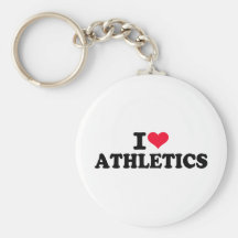 Amo el atletismo llaveros
