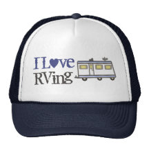 Amo el azul del gorra del camionero de RVing