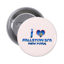 Amo el balneario de Ballston, Nueva York Pins