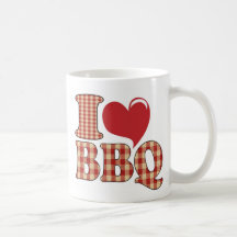Amo el Bbq Taza De Café