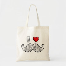 Amo el bigote bolsa