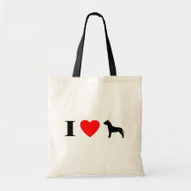 Amo el bolso de los pitbulls bolsa