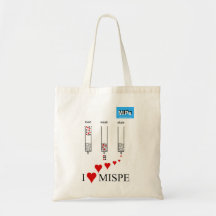 Amo el bolso de MISPE Bolsas Lienzo