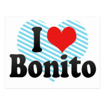 Amo el bonito postal