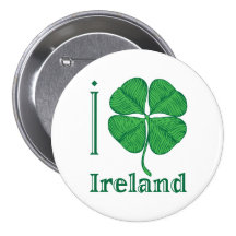 AMO el botón de IRLANDA Pins
