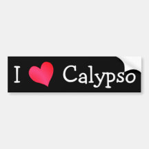 Amo el Calypso Etiqueta De Parachoque