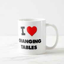 Amo el cambiar de las tablas taza