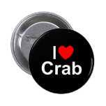 Amo el cangrejo (del corazón) pin
