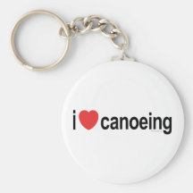 Amo el Canoeing Llavero