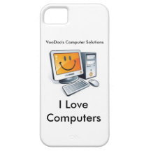 Amo el caso de IPhone de los ordenadores iPhone 5 Case-Mate Fundas